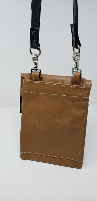 Artisan Leather Tan Crossbody - Ella Leather