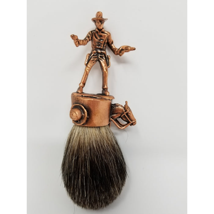 John Wayne Cowboy Badger Brush - Ella Leather