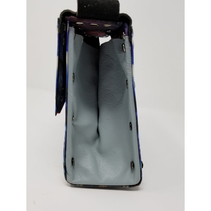 Unique One of a Kind Encaustic Deep Blue Sea Purse - Ella Leather