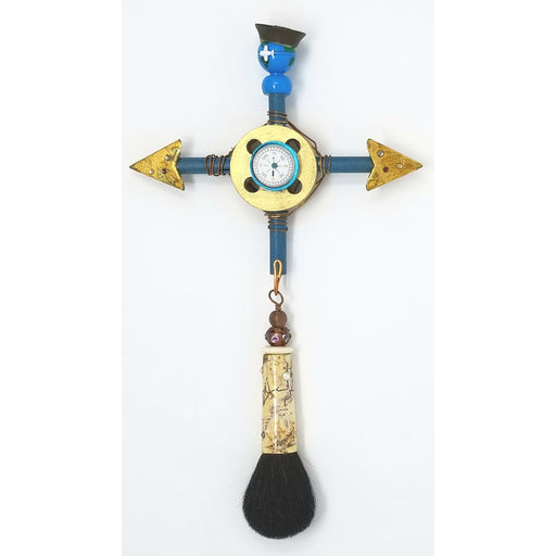 Tinker Toy Brush, Funky Wall Art - Ella Leather