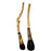 Twiggy  Gold Brushes Set of Two - Ella Leather